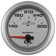 Load image into Gallery viewer, Autometer Ultra-Lite II 2 5/8in 140-300 Degree F Short Sweep Electronic Oil Temperature Gauge