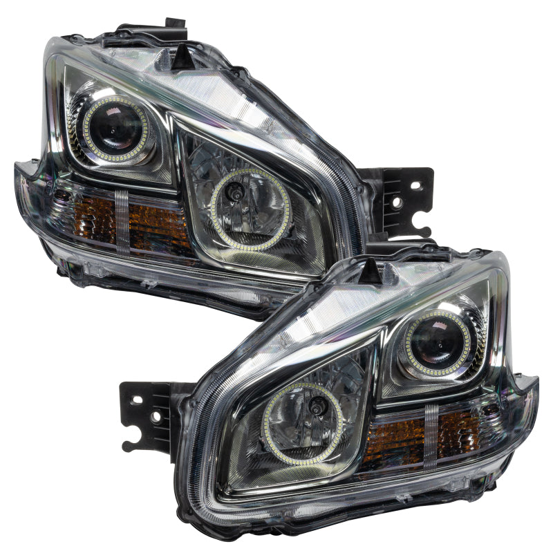 Oracle 09-13 Nissan Maxima SMD HL (Non-HID)-Chrome - ColorSHIFT w/ Simple Controller
