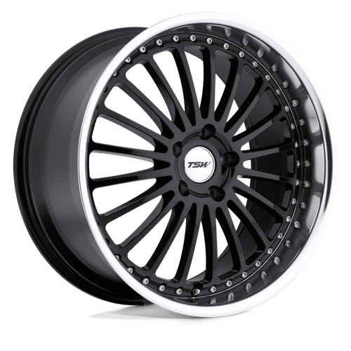 TWSIL 17X8 5X4.5 G-BLK MRR LIP 40MM