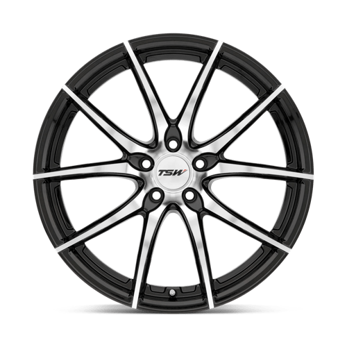TWSPT 18X8.5 5X120 G-BLK MIR FCE 40MM