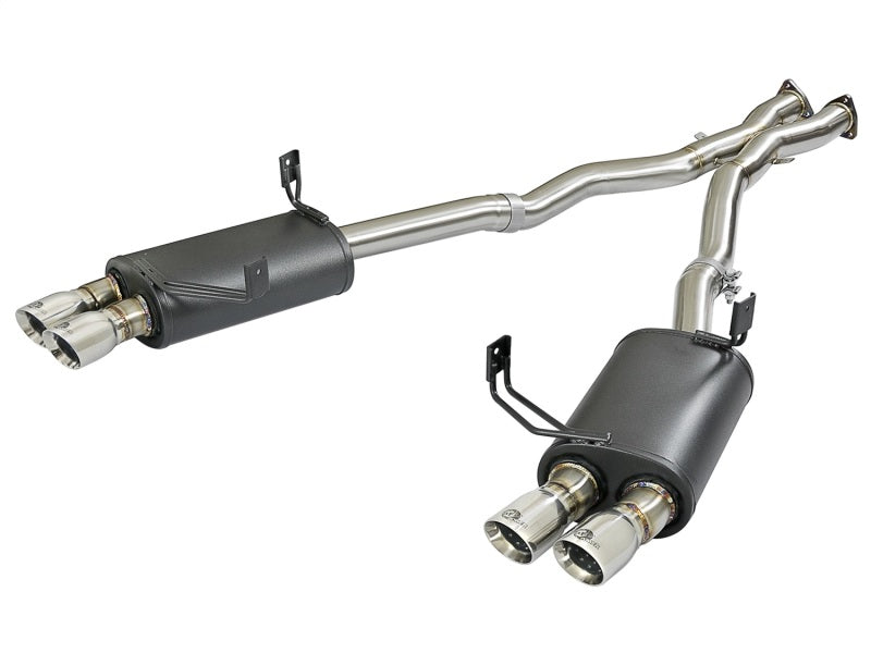 aFe MACH Force-Xp 2-1/2in 304 SS Cat-Back Exhaust w/Polished Tips 05-08 BMW Z4 M Coupe (E86) L6 3.2L - GTR Auto