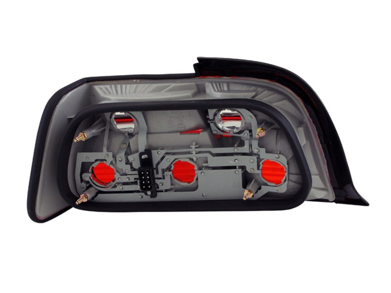 ANZO 1992-1998 BMW 3 Series E36 Coupe/Convertible Taillights Red/Smoke - GTR Auto