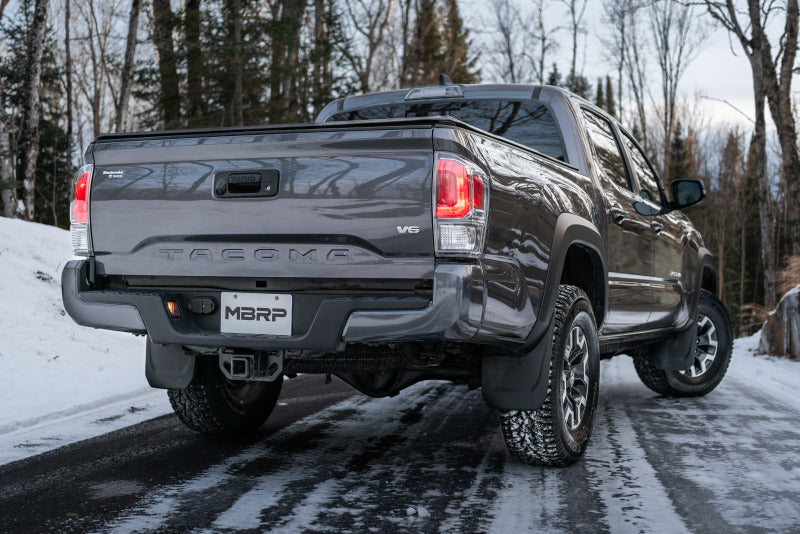 MBRP 2016 Toyota Tacoma 3.5L Cat Back Turn Down Style T409 Exhaust System - GTR Auto