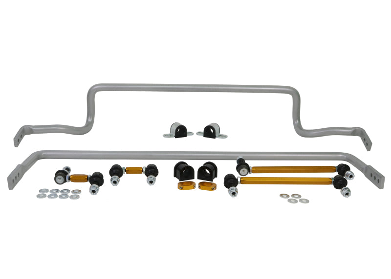 Whiteline 08-17 Mitsubishi Lancer Front & Rear Sway Bar Kit - GTR Auto