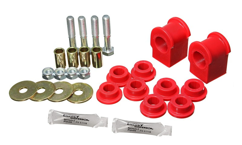 Energy Suspension 2005-07 Ford F-250/F-350 SD 2/4WD Rear Sway Bar Bushing Set - 1-1/8inch - Red - GTR Auto