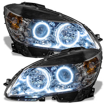 Load image into Gallery viewer, Oracle 08-11 Mercedes Benz C-Class Pre-Assembled Headlights - Chrome Housing - White