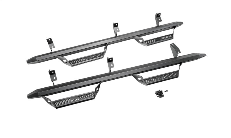 N-Fab 21-22 Ford Bronco 2 Door Predator PRO Step System - Wheel 2 Wheel - Tex. Black - GTR Auto