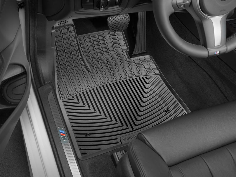 WeatherTech 14-15 BMW X5 Front Rubber Mats - Black - GTR Auto
