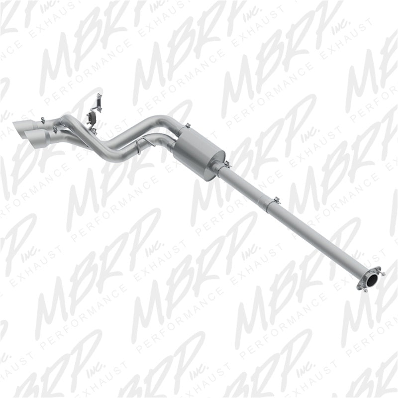 MBRP 09-14 Ford F150 Pre-Axle 4.5in OD Tips Dual Outlet T409 3in Cat Back Exhaust - GTR Auto