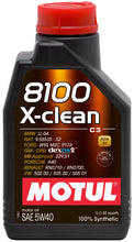 Load image into Gallery viewer, Motul 1L Synthetic Engine Oil 8100 5W40 X-CLEAN C3 -505 01-502 00-505 00-LL04 - GTR Auto