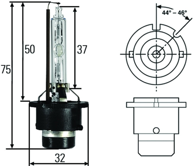 Hella D2S 35W High Intensity Discharge Capsule - GTR Auto