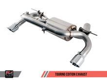 Load image into Gallery viewer, AWE Tuning BMW F3X 340i Touring Edition Axle-Back Exhaust - Diamond Black Tips (102mm) - GTR Auto
