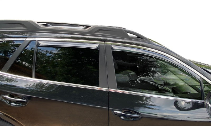 AVS 20-22 Subaru Outback Ventvisor In-Channel - 4pc - Smoke - GTR Auto