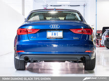 Load image into Gallery viewer, AWE Tuning Audi 8V A3 Touring Edition Exhaust - Dual Outlet Diamond Black 90 mm Tips - GTR Auto