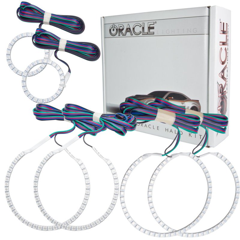 Oracle Dodge Charger 05-10 Triple Ring Halo Kit - ColorSHIFT w/ BC1 Controller - GTR Auto