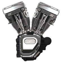 Load image into Gallery viewer, S&amp;S Cycle 06-17 Dyna T124 Engine - Wrinkle Black