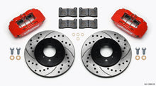 Load image into Gallery viewer, Wilwood DPHA Front Caliper &amp; Rotor Kit Drill Red Honda / Acura w/ 262mm OE Rotor - GTR Auto