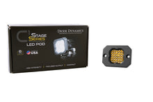 Load image into Gallery viewer, Diode Dynamics Stage Series C1 LED Pod Sport - Yellow Flood Flush ABL Each - GTR Auto