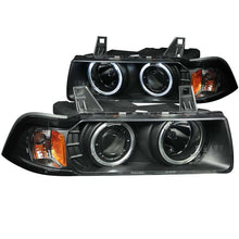 Load image into Gallery viewer, ANZO 1992-1998 BMW 3 Series E36 Projector Headlights w/ Halo Black (CCFL) G2 - GTR Auto