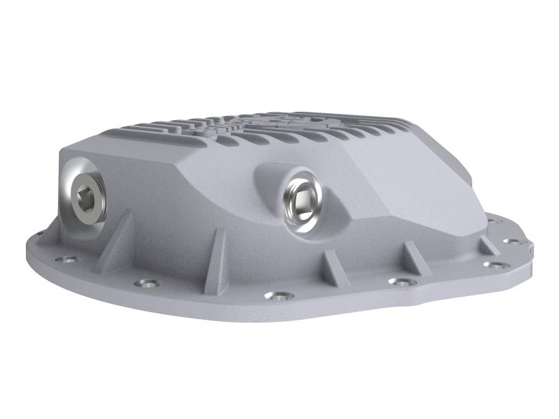 aFe Street Series Rear Differential Cover Raw w/ Machined Fins 20-21 GM Trucks V8-6.6L - GTR Auto