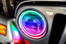 Load image into Gallery viewer, Oracle Jeep Wrangler TJ 97-06 LED Waterproof Halo Kit - ColorSHIFT w/o Controller - GTR Auto