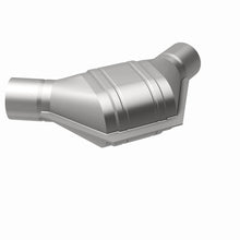 Load image into Gallery viewer, MagnaFlow Universal Catalytic Converter 2.25 Angled In/Out Front CA