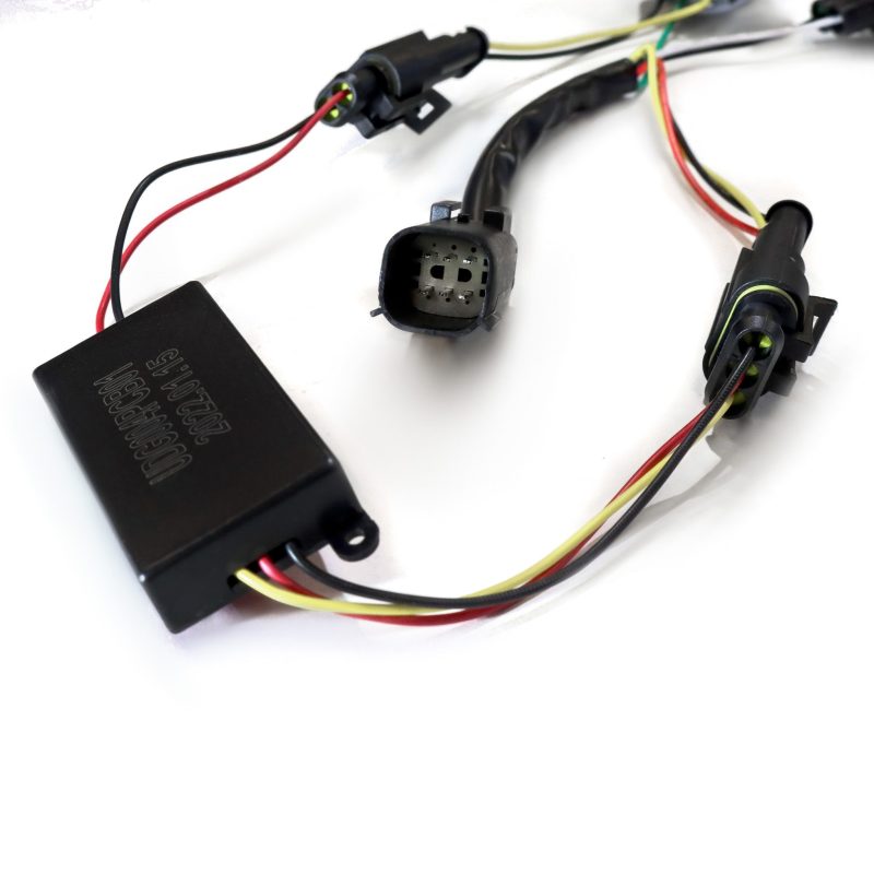 AlphaRex 19-22 Dodge Ram 2500/3500 Stock LED Tail Light to AlphaRex Tail Light Converters - Pair - GTR Auto
