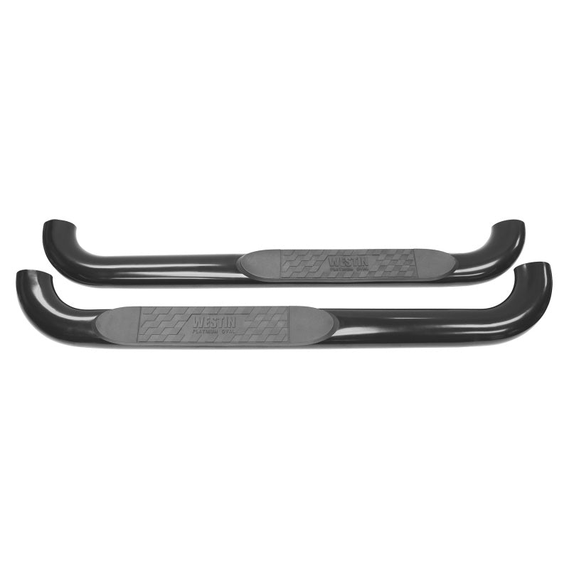 Westin 2015-2018 Ford F-150 Reg Cab Platinum 4 Oval Nerf Step Bars - Black - GTR Auto
