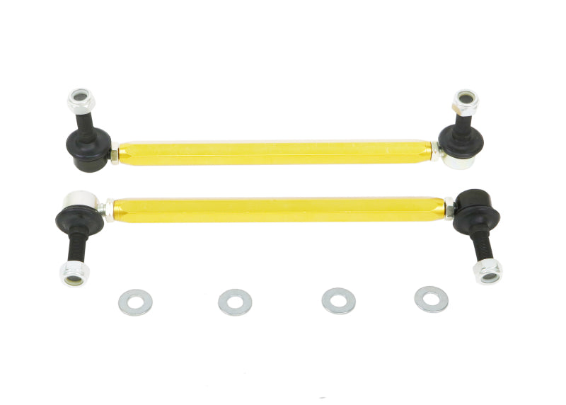 Whiteline 18-19 Kia Stinger Front Sway Bar Link Assembly Heavy Duty Adjustable Steel Ball - GTR Auto