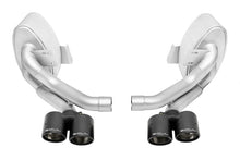Load image into Gallery viewer, SOUL 09-11 Porsche 997.2 Carrera Sport Side Mufflers - Dual Wall Carbon Fiber Tips