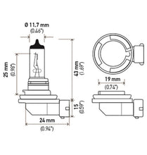 Load image into Gallery viewer, Hella Bulb H11 12V 55W PGJ19-2 T4 LONG LIFE - GTR Auto