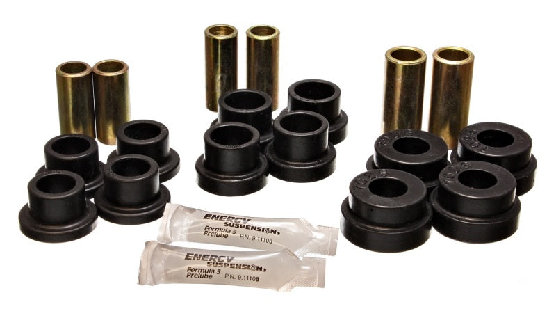 Energy Suspension 64-75 BMW 2002 Black Front Control Arm Bushing Set - GTR Auto