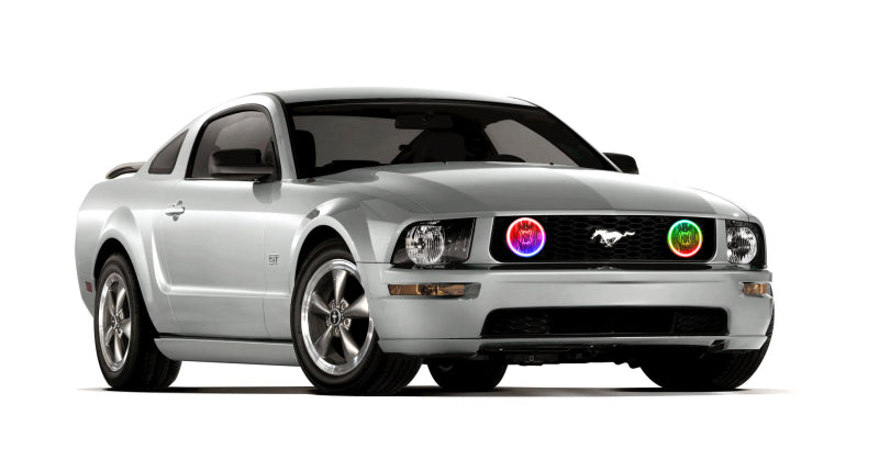 Oracle Ford Mustang GT 05-09 LED Fog Halo Kit - ColorSHIFT - GTR Auto