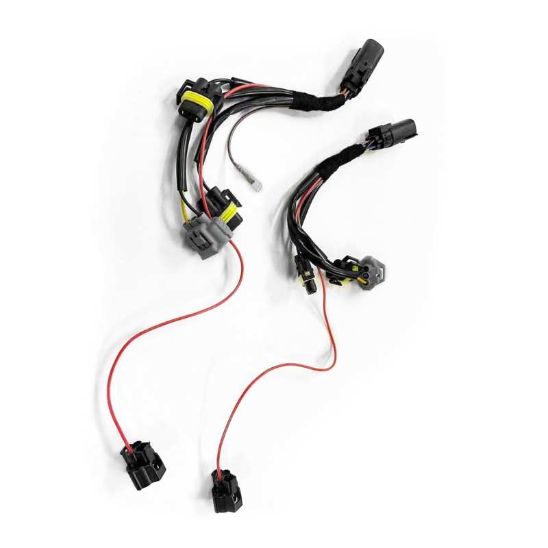 AlphaRex 10-12 Ford Mustang LUXX LED Proj Headlights Plank Style Chrome w/Activ Light/Seq Signal - GTR Auto