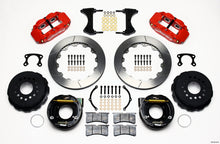Load image into Gallery viewer, Wilwood Narrow Superlite 4R Rear P-Brk Kit 12.88in Red Big Ford New Style 2.50in Offset