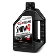 Load image into Gallery viewer, Maxima Snow 4T Full Synthetic 0W40 Engine Oil - 1L