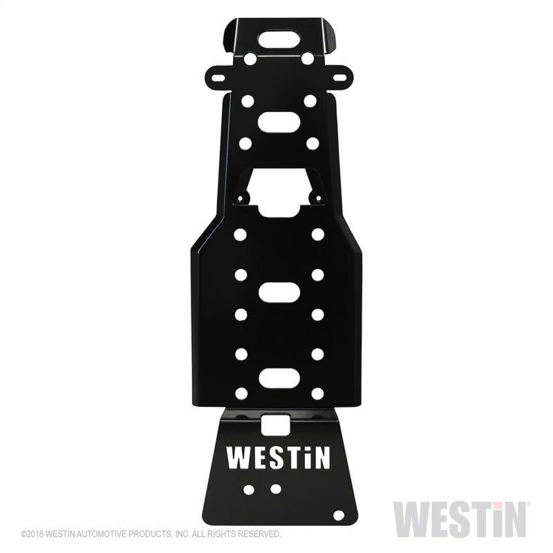 Westin/Snyper 07-11 Jeep Wrangler Transmission Pan Skid Plate - Textured Black - GTR Auto