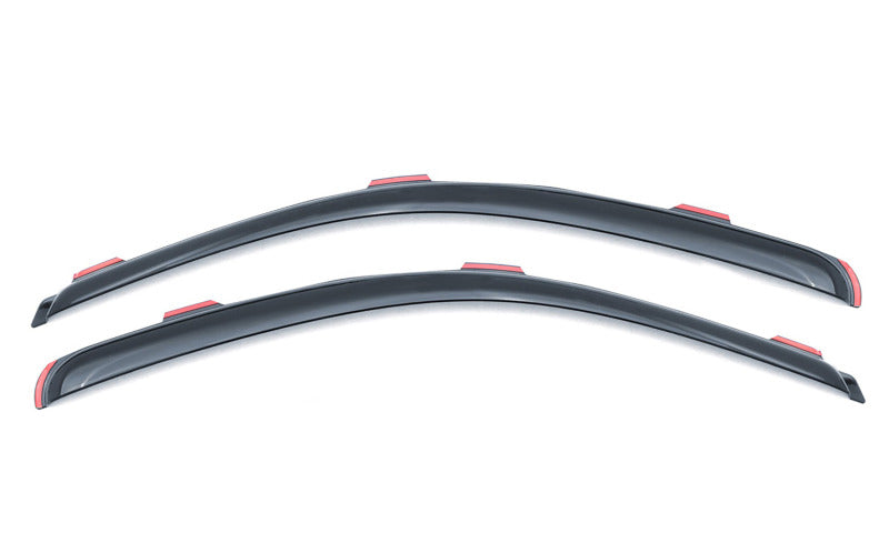 Lund 04-14 Ford F-150 SuperCab Ventvisor Elite Window Deflectors - Smoke (2 Pc.) - GTR Auto