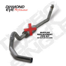 Load image into Gallery viewer, Diamond Eye KIT 4in Turbo Back MFLR RPLCMENT PIPE SGL SS: 98.5-02 DODGE CUMMINS 5.9L - GTR Auto