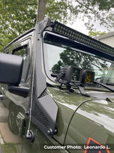Load image into Gallery viewer, Go Rhino 18-20 Jeep Wrangler JL/JLU/Gladiator JT XE Windshield Light Bar Mount - 50in Single Row - GTR Auto