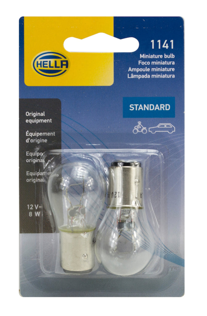 Hella Bulb 1141 12V 18W Ba15S S8 (2) - GTR Auto