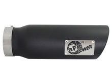 Load image into Gallery viewer, aFe Diesel Exhaust Tip Bolt On Black 4in Inlet x 5in Outlet x 15in