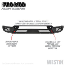 Load image into Gallery viewer, Westin 2010-2019 Dodge Ram 2500/3500 ( Old Body Style ) Pro-Mod Front Bumper - Textured Black - GTR Auto