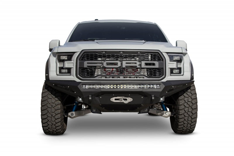 Addictive Desert Designs 17-18 Ford F-150 Raptor Stealth Fighter Front Bumper w/ Winch Mount - GTR Auto