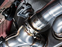 Load image into Gallery viewer, AWE Tuning BMW F8X M3/M4 Track Edition Catback Exhaust - Chrome Silver Tips - GTR Auto