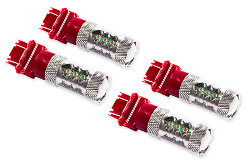 Diode Dynamics 07-13 GMC Sierra 1500 Rear Turn/Tail Light LED 3157 Bulb XP80 LED - Red Set of 4 - GTR Auto