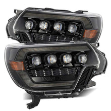 Load image into Gallery viewer, AlphaRex 12-15 Toyota Tacoma NOVA LED Proj Headlights Plank Alpha Blk w/Activ Light/Seq Signal/DRL - GTR Auto