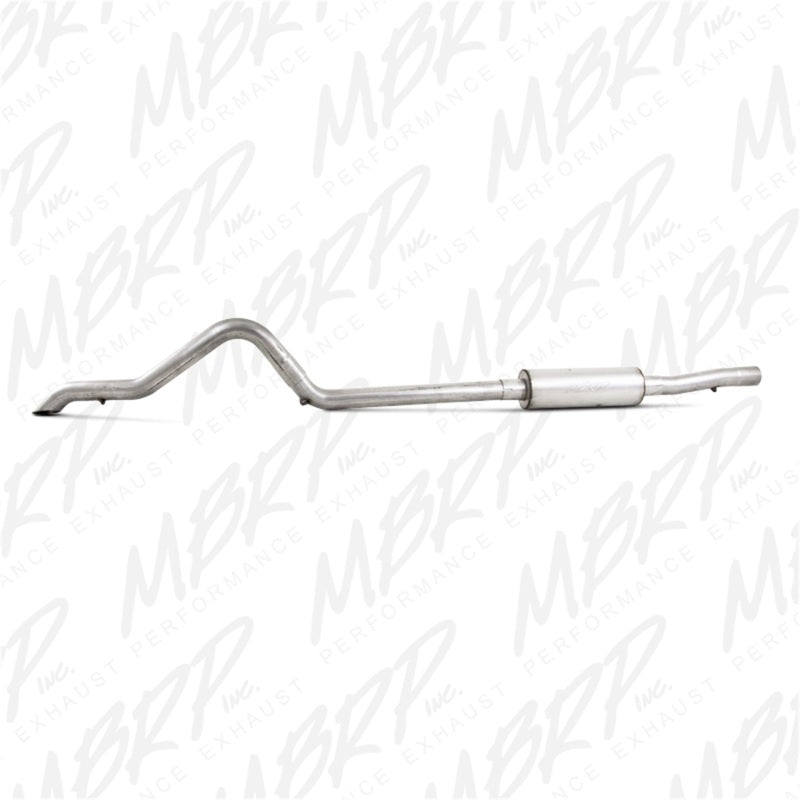 MBRP 2007-2009 Jeep Wrangler (JK) 3.8L V6 4 dr Off-Road Tail Pipe Muffler before Axle - GTR Auto