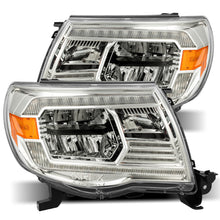 Load image into Gallery viewer, AlphaRex 05-11 Toyota Tacoma LUXX Crystal Headlights Plank Style Chrome w/Activation Light/DRL - GTR Auto