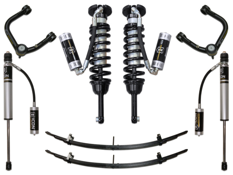 ICON 05-15 Toyota Tacoma 0-3.5in/2016+ Toyota Tacoma 0-2.75in Stg 4 Suspension System w/Tubular Uca - GTR Auto